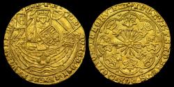 World Coins - EDWARD IV GOLD RYAL, (ROSE NOBLE), LONDON MINT