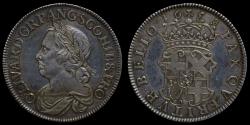 World Coins - OLIVER CROMWELL 1658/7 SILVER CROWN, BY THOMAS SIMON