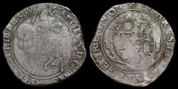 World Coins - CHARLES I, SILVER HALFCROWN, GROUP IV UNDER THE KING