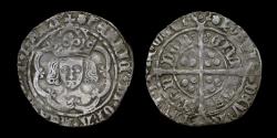 World Coins - HENRY VII SILVER GROAT, CLASS IIIb MINT MARK ESCALLOP