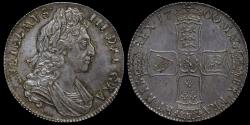 World Coins - WILLIAM III, 1700 SILVER CROWN