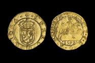 World Coins - SCOTLAND, JAMES VI, 1599 GOLD RIDER MS 62 *TOP OF THE POP*