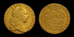 World Coins - GEORGE III 1770 GOLD GUINEA, (RARE KEY DATE, THIRD BUST)