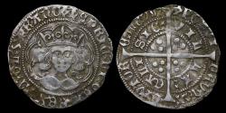 World Coins - HENRY VI SILVER GROAT, ANNULET ISSUE, CALAIS MINT