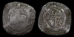 World Coins - CHARLES I, SILVER HALFCROWN, GROUP IV UNDER THE KING