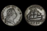 World Coins - BERMUDA, GEORGE III, 1793 BRONZED PROOF PENNY, PF 62 BN