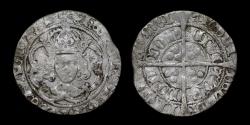 World Coins - HENRY VII SILVER GROAT, CLASS IIIC MINT MARK ANCHOR