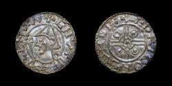 World Coins - CNUT, SILVER PENNY, MONEYER EADRIC, LONDON MINT MS 62