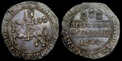 World Coins - CHARLES I 1644 BRISTOL MINT SILVER HALFCROWN