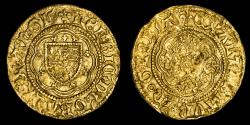 World Coins - HENRY VI, GOLD QUARTER NOBLE, ANNULET ISSUE