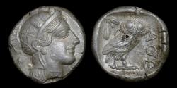 Ancient Coins - ATTICA, ATHENS, SILVER TETRADRACHM