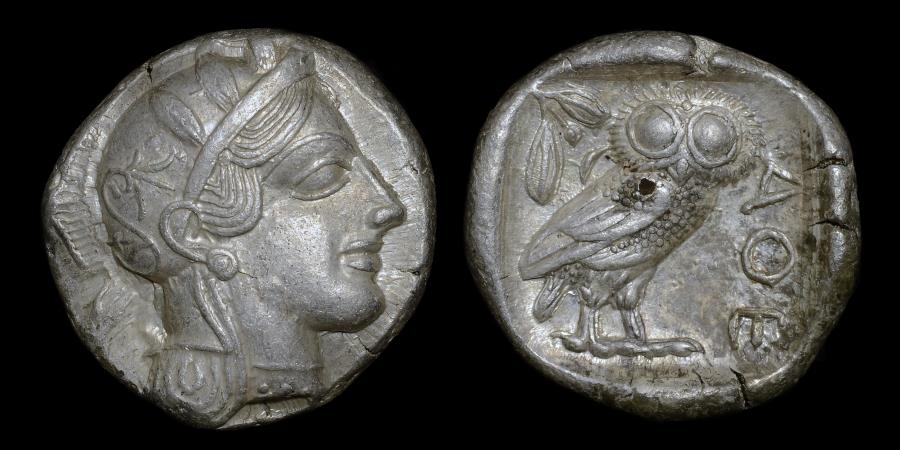 Attica, Athens, Silver Tetradrachm 