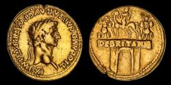 Ancient Coins - CLAUDIUS GOLD AUREUS, RARE DE BRITANN REVERSE