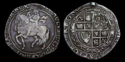 World Coins - CHARLES I, SILVER HALFCROWN (MULE REVERSE), GROUP IV, UNDER THE KING