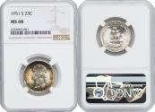Us Coins - 1951-S 25C MS68 NGC