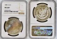 Us Coins - 1881-S $1 MS68+ NGC