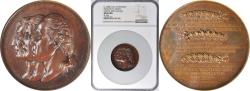 World Coins - (c.1838) Medal GW-149 Bronze Heroes of Liberty MS63 NGC