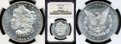 Us Coins - 1893-CC $1 MS64 NGC