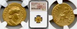 Ancient Coins - 54-68 AD Nero Gold Aureus NGC Fine
