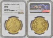 World Coins - 1809-Mo HJ 8 Esc Calico-1782 Mexico XF40 NGC