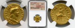 Ancient Coins - 54-68 AD Nero Gold Aureus NGC CH F