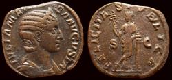 Ancient Coins - Julia Mamaea, (Augusta, AD 222-235). Æ sestertius. Rome, AD 228.