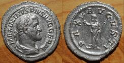 Ancient Coins - Maximinus I. A.D. 235-238. AR denarius. 3.32 gm. 20 mm. Rome A.D. 236.