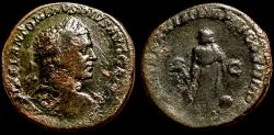 Ancient Coins - Caracalla. 198-217 AD. AE Sestertius, (24.95g., 31mm) Rome, 215 AD.