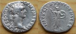 Ancient Coins - Domitian (AD 81-96), Silver Denarius, (3.48g) struck AD 92,