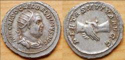 Ancient Coins - Balbinus AR Antoninianus. (4.92g, 23mm) Rome, AD 238.