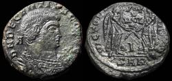 Ancient Coins - Decentius, as Caesar (AD 350-353). AE2 (20mm, 4.8 g). Arles, AD 341-353.