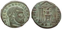 Ancient Coins - Maxentius, 307-312. Follis (Bronze, 25mm, 6.91 g), Rome, 308-311.