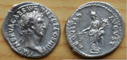 Ancient Coins - Nerva AR Denarius. Rome, AD 97.
