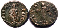 Ancient Coins - Time of Maximinus II Æ 15mm. Antioch, AD 310-313. 'Persecution issue'.