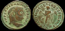 Ancient Coins - Constantius I, as Augustus (AD 305-306). Follis (28mm, 9.72 gm). Carthage