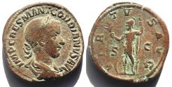Ancient Coins - Gordian III, 238-244. Sestertius (Orichalcum, 31 mm, 20.92 g,), Rome, 240.