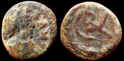 Ancient Coins - VANDALS. Gelimer. 530-534. Æ Nummus (0.72 g, 9 mm). Carthage mint.