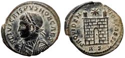 Ancient Coins - Crispus, Caesar, 316-326. Follis (Bronze, 20 mm, 3.15 g,), Rome, 324/5.
