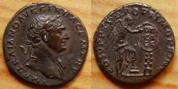 Ancient Coins - Trajan AR Denarius. Rome, AD 111. (3.43g, 19mm)