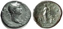 Ancient Coins - Hadrian, 117-138 AE Sestertius (34mm, 26.5g) 125/128, Rome.