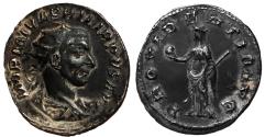 Ancient Coins - PHILIP I. AR Antoninianus (3.85 gm). Hybrid with Gordian III reverse. Rare.