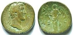 Ancient Coins - Antoninus Pius AE Sestertius