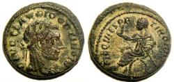 Ancient Coins - Divus Claudius II Gothicus. Died A.D. 270. Æ half follis  A.D. 317-318.