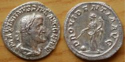 Ancient Coins - Maximinus I (AD 235-238). AR denarius (20mm, 3.08 gm)  Rome, AD 236-238.