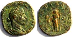 Ancient Coins - Trebonianus Gallus (251-253), Sestertius, Rome, AD 251-253, AE (16,8g 30mm),
