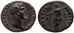 Ancient Coins - Nerva, 96–98 Denarius 97, AR 3.23 g. LIBERTAS