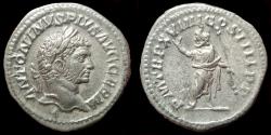 Ancient Coins - Caracalla. AD 198-217. AR Denarius (19.5mm, 3.31 g,).