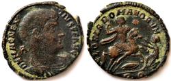 Ancient Coins - MAGNENTIUS AE 25mm centenionalis. GLORIA ROMANORUM, Rome mint.