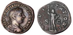 Ancient Coins - GORDIAN III. 238-244 AD. Æ Sestertius (21.00 gm). Struck 241-243 AD.