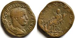 Ancient Coins - GORDIAN III (238-244). Sestertius. Rome.
